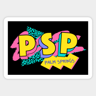 Retro 90s Palm Springs PSP / Rad Memphis Style / 90s Vibes Sticker